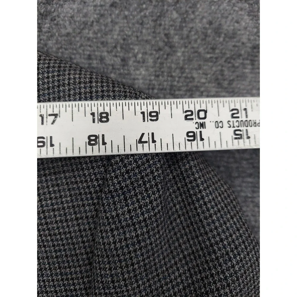 LRL Ralph Lauren Blazer Jacket Men 42 Short Gray Herringbone 2 Button Notch Wool